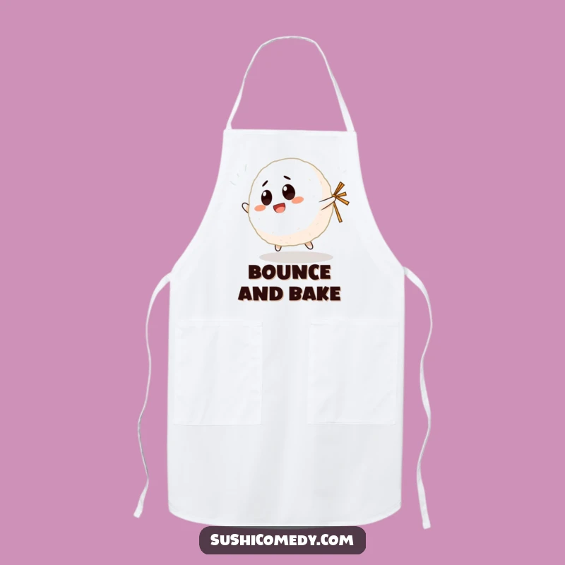 Funny Giggling Rice Ball Apron: Kitchen Fun and Cheer, Ideal Funny Gift