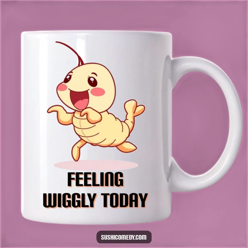 Funny Shrimp Tempura Mug: Delightful Wiggling Legs for a Joyful Sip