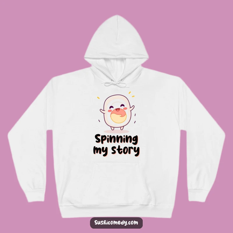 Funny California Roll Hoodie: Stay Cozy While Jovially Spinning