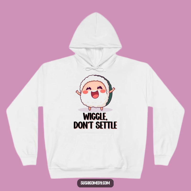Funny Cheerful Tuna Sushi Hoodie: Cozy Comfort and Wiggling Style, Great Funny Gift