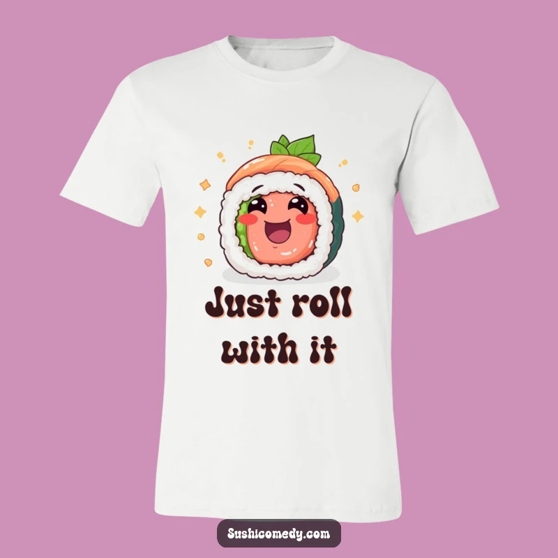 Funny Tuna Maki T-Shirt: Wear Your Excitement with This Cheerful Sushi Tee